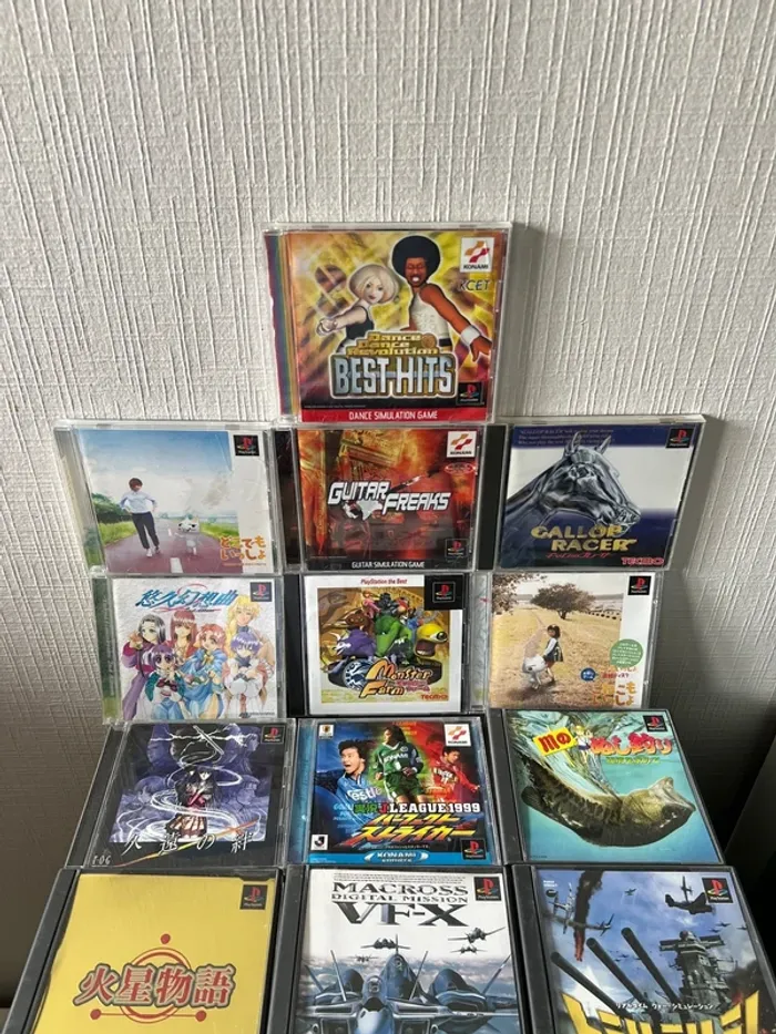 Gros lot de jeux PS1 import Japon