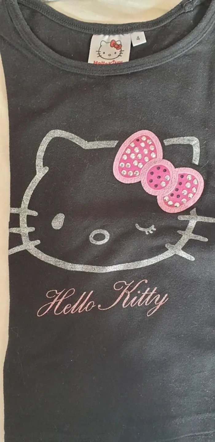 Lot 10 tee-shirts manches longues 4 ans - photo numéro 2