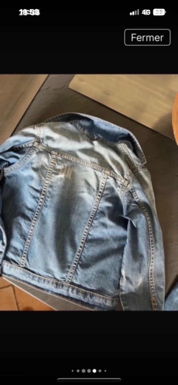 ensemble jupe et blouson jean kiabi - photo numéro 6