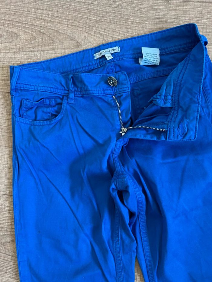 Pantalon bleu électrique Best Mountain taille 36 TBE - photo numéro 15