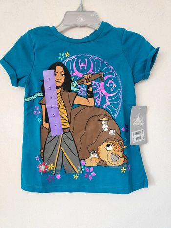 T-shirt, fille, enfant, Disney, Raya, Disneyland Paris