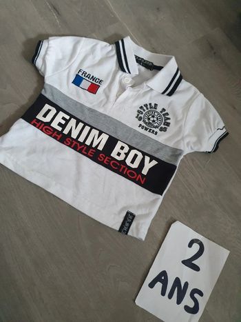 Maillot t-shirt polo 2ans