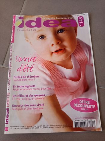 Magazine idéal tricot layette ete