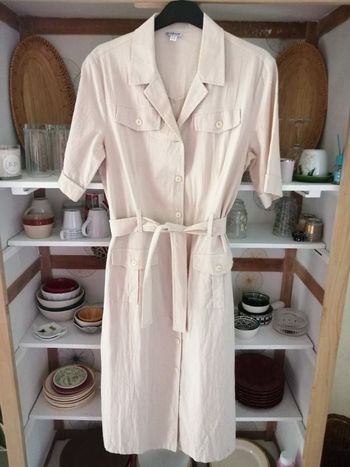 Robe beige taille 42