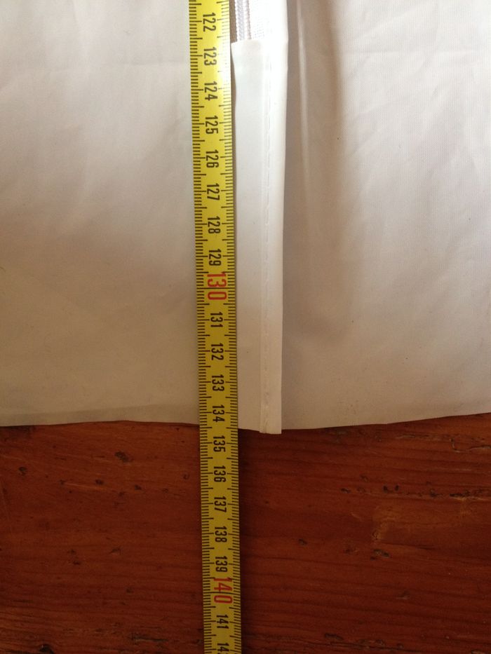 Housse de rangement protège vêtement blanc - photo numéro 6