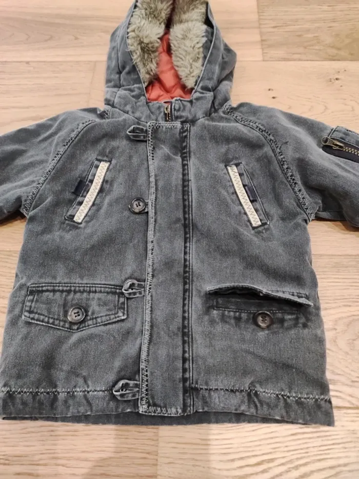 Manteau gris - 2 ans - excellent état - photo numéro 3