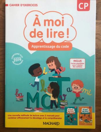 À moi de lire CP - Cahier d'apprentissage de code - édition 2019