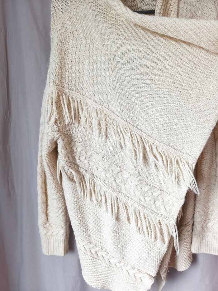 Gilet a franges h&m taille s - photo numéro 3