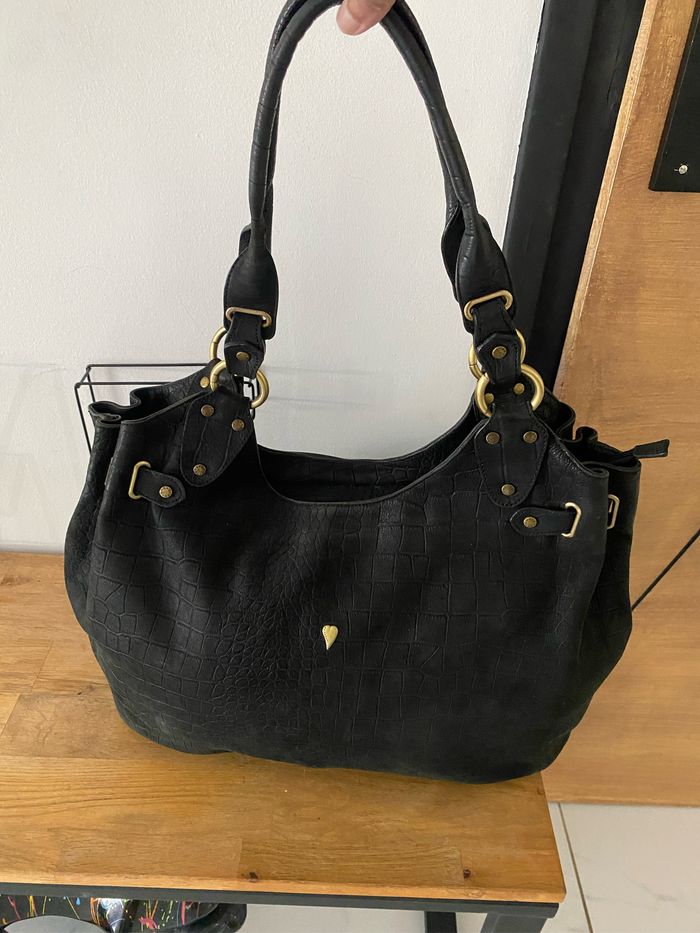 Grand sac Lancaster cuir - photo numéro 6