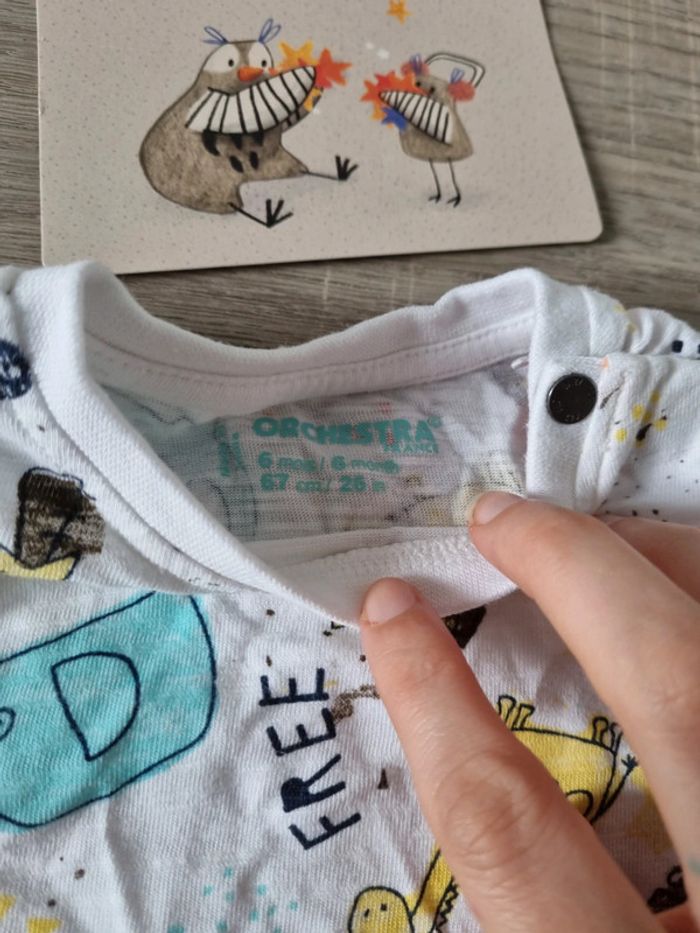 Tee shirt 6 mois orchestra - photo numéro 2