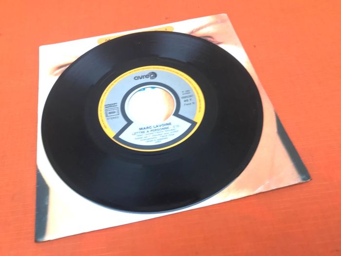 Vinyle 45 tours  Marc Lavoine   Même si   (1987)   AVREP 8885387 - photo numéro 2