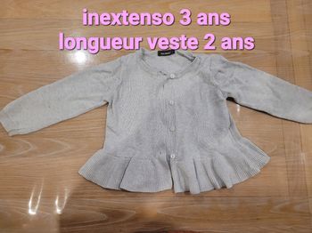 Veste grise 2 ans