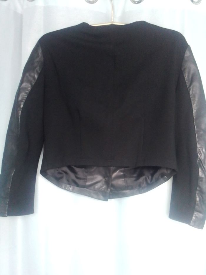 Veste en cuir et coton MAX & CO - photo numéro 10