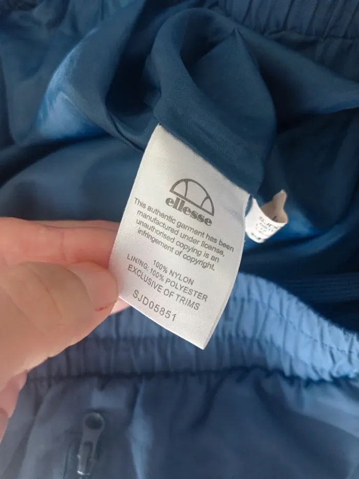 Bas de jogging survêtement vintage Bleu et blanc excellent état T.Xs Ellesse - photo numéro 9