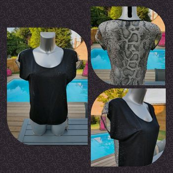 Tunique noire et snake Taille M