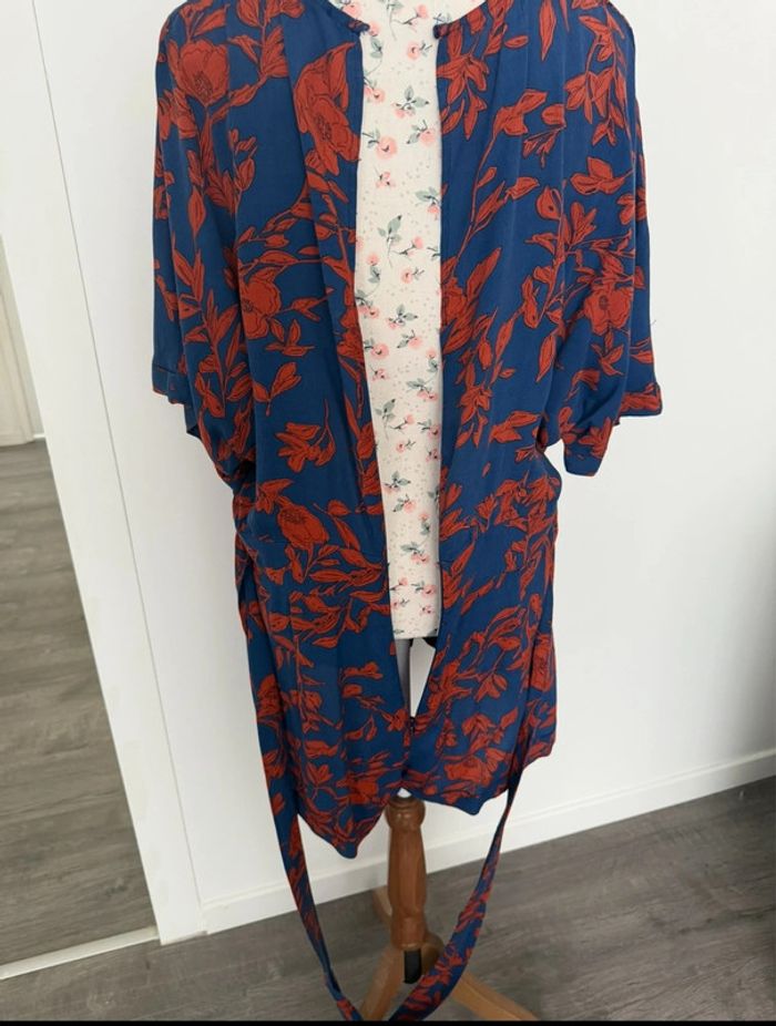 Combi short bleu/orange Elora taille 38 ou M - photo numéro 14