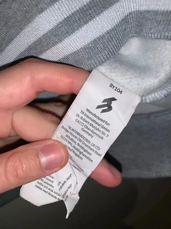 Pull à ras de cou gris homme taille S - photo numéro 5