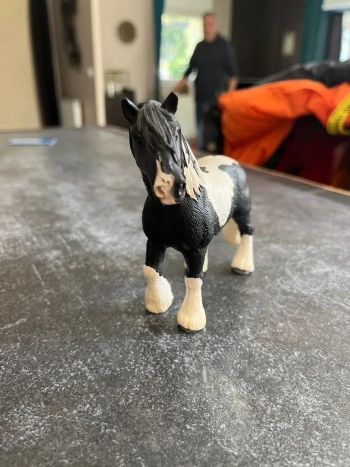Cheval de trait étalon clydesdale schleich - photo numéro 2