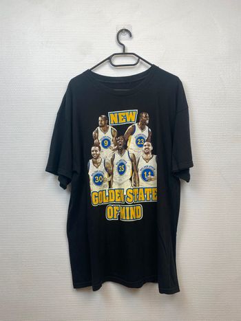 T-shirt imprimé sport USA, homme, été, Noir, XL, basketball New Golden state