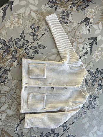 Veste blanc beige 3 ans