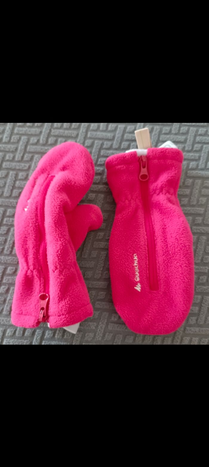 Moufles polaire neuves fille en 3-4 ans