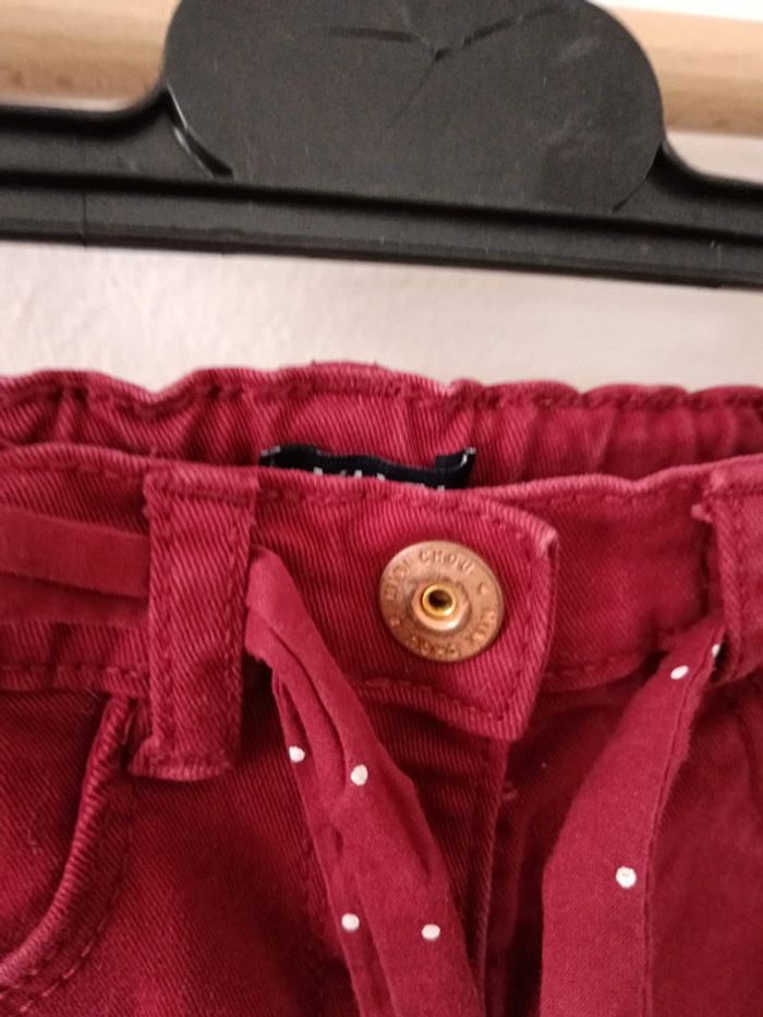 Jeans kiabi bordeaux - photo numéro 3