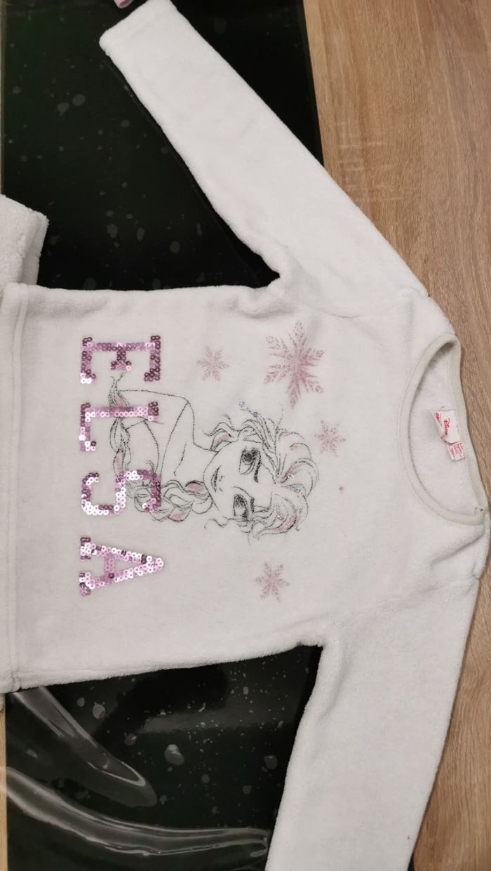 Pyjama polaire reine des neiges 6ans orchestra - photo numéro 2