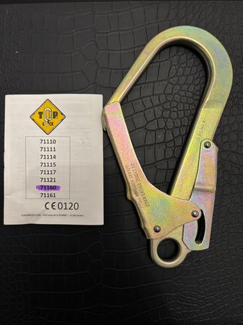 Mousqueton de sécurité professionnel top lock 71160 antichute en362