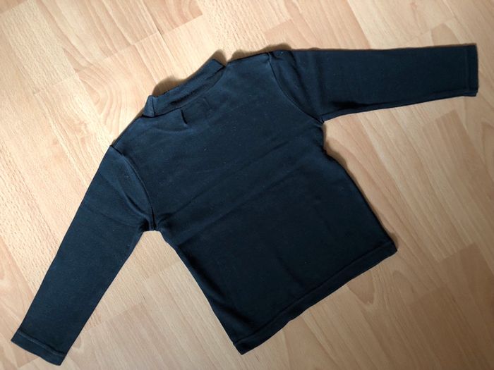 Joli T-shirt/sous-pull noir ML Orchestra T. 2 ans/92 cm garçon - photo numéro 2