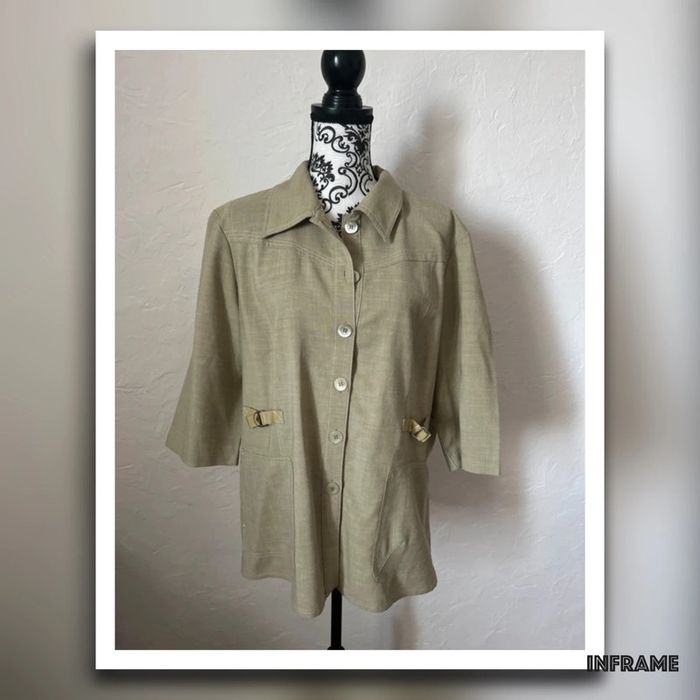 Très belle veste beige 🥰 taille 48 de chez sym