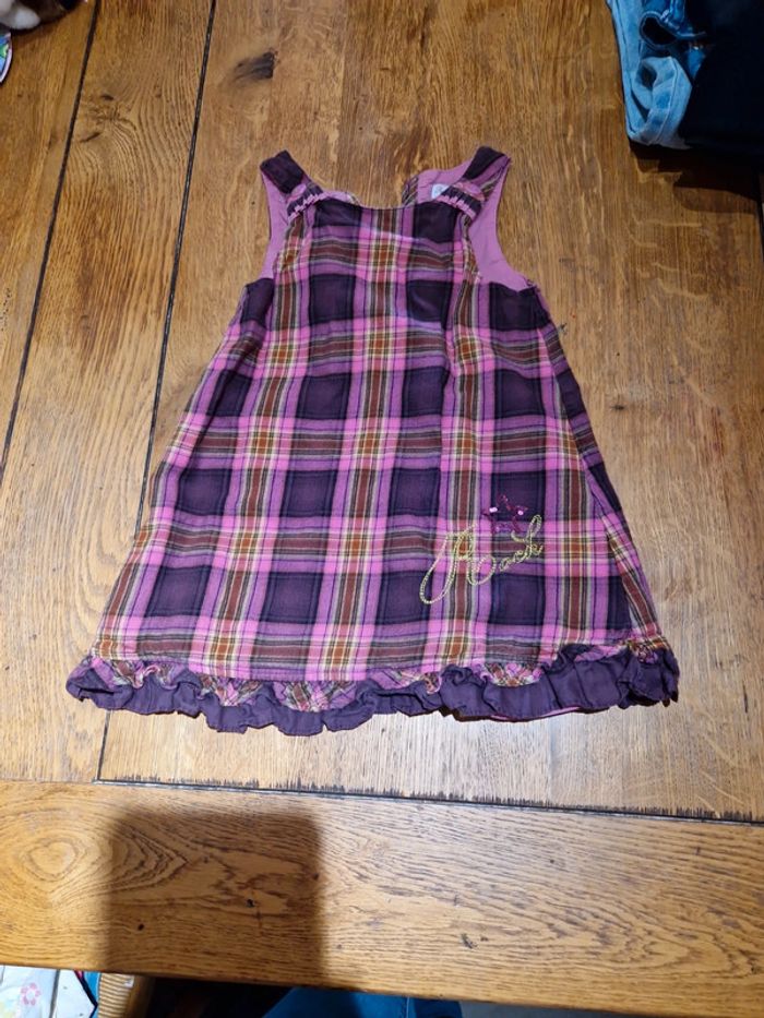 Robe pomme framboise