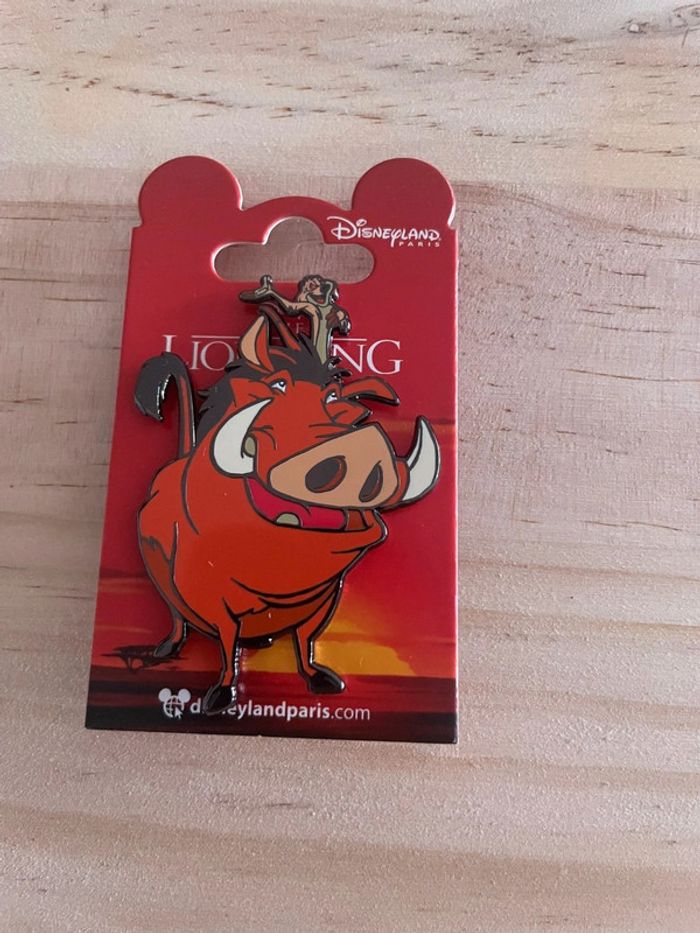 Pin's Disney Le Roi Lion Timon et Pumbaa - Neuf