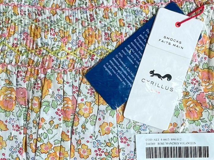 Robe de cérémonie Jade en Liberty Felicité jaune Cyrillus T-12 ans - photo numéro 4