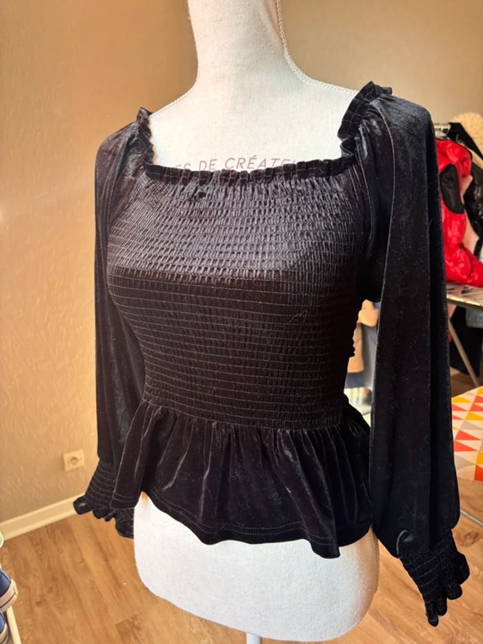 Top en velours - photo numéro 3