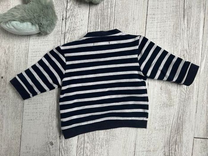 🦁 Sweat rayé Obaïbi - 3 mois - photo numéro 2