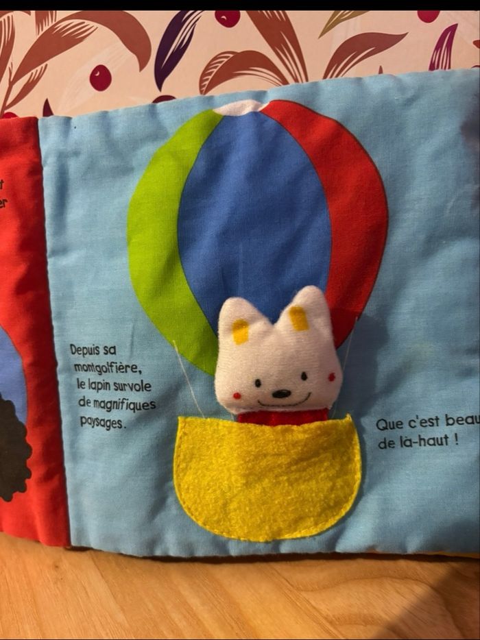 Livre d'eveil en tissu - bebe voyage - photo numéro 4
