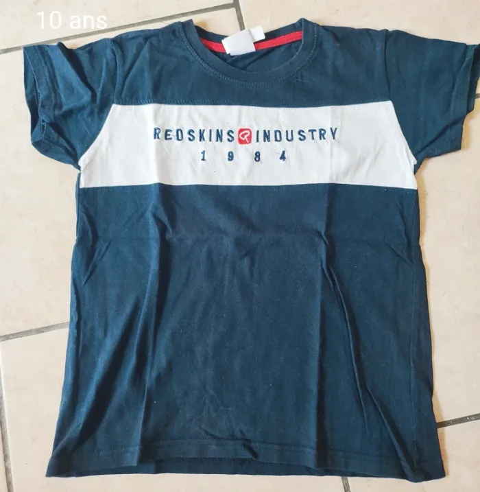 Tee shirt redskins