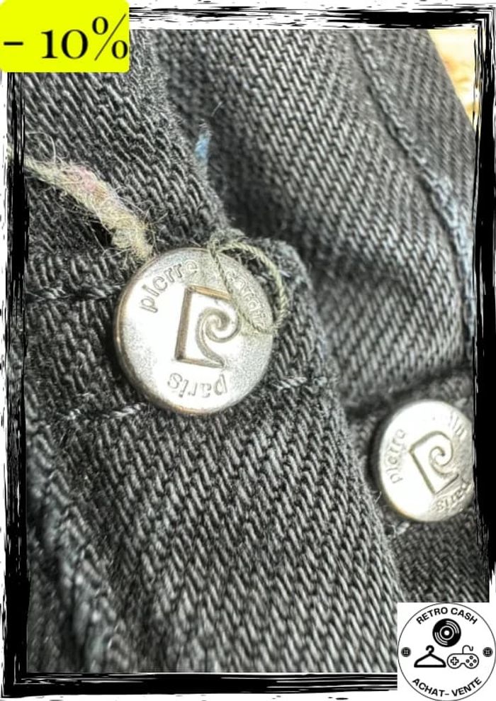 Jean black star pierre Cardin noir homme taille w36/l34 - photo numéro 4
