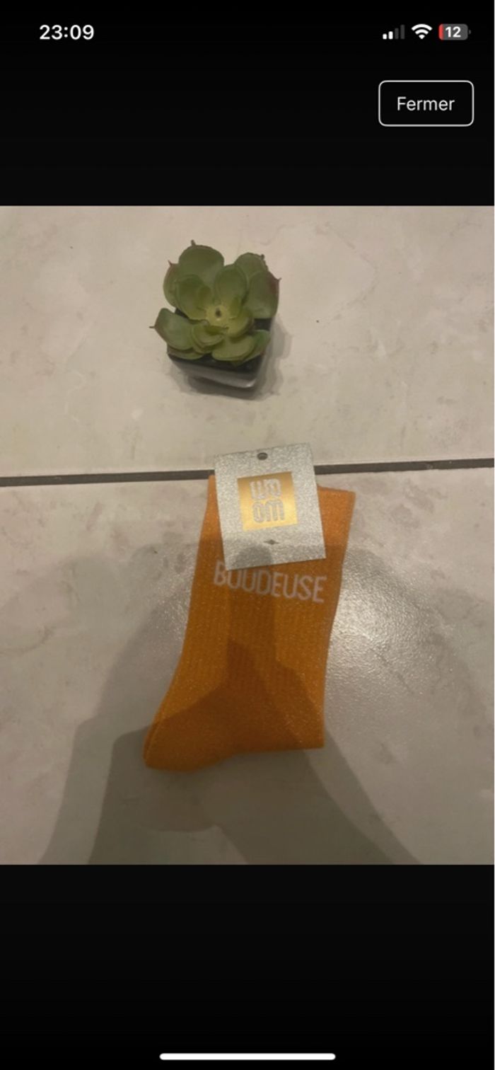 Chaussette à paillettes