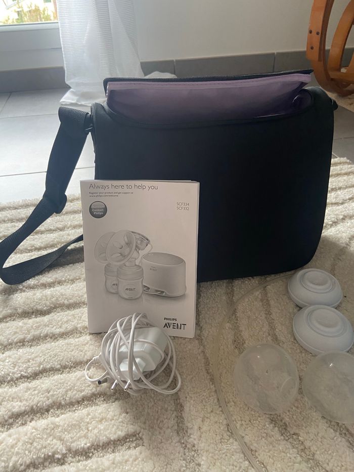 Tire lait double électrique avent - photo numéro 2