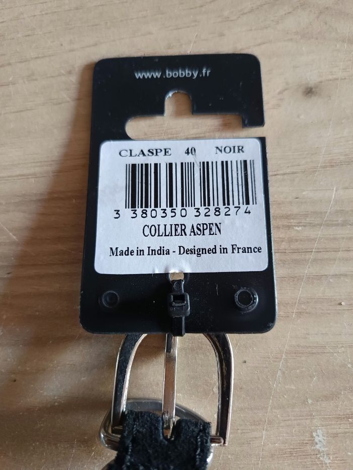 Collier Bobby aspen noir 40 cm - photo numéro 2