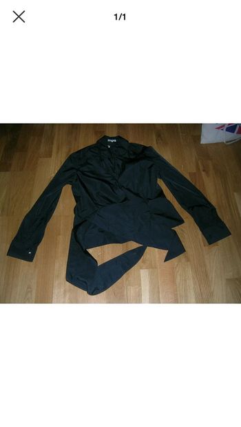 Joli chemisier croisé noir Joséphine ans co 38