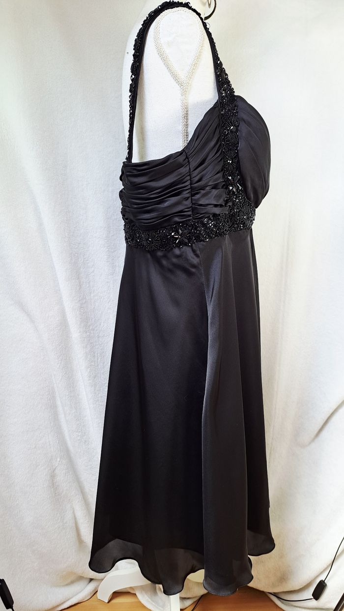 Robe soirée ou cérémonie taille 50 noir perle jujube et Christine - photo numéro 5