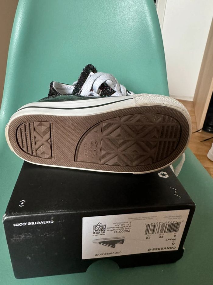 Baskets Converse basse paillette 22 - photo numéro 3