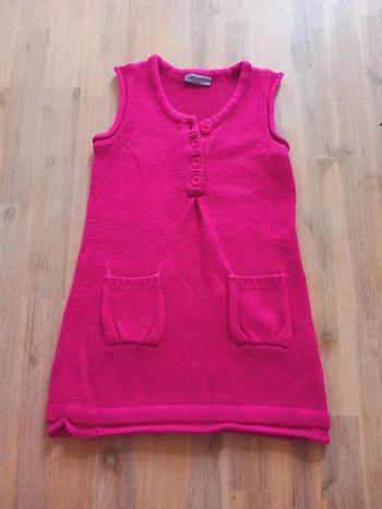 Robe tricot fille rose fuchsia – Nonito Kids – 6 ans