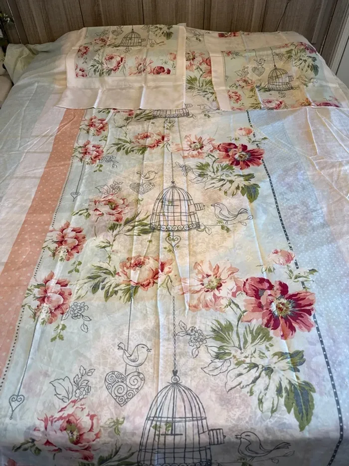 Jolie parure de couette légère 240x260 - photo numéro 2