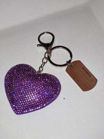 Porte clef plaque Maman