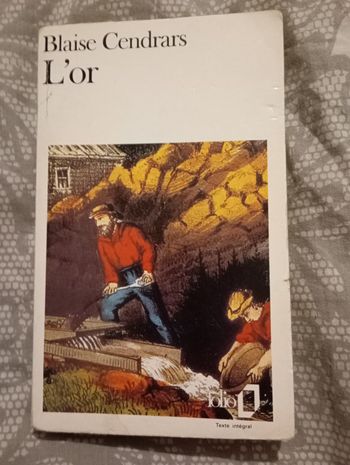 Livre l'or de Blaise cendrars