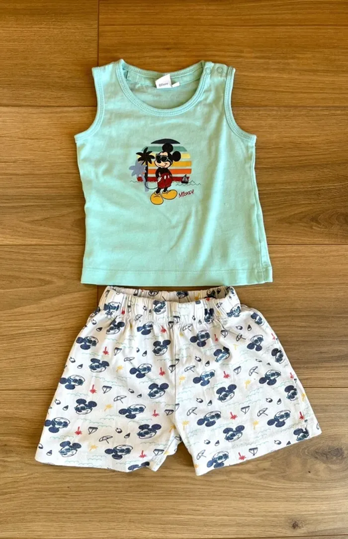 Pyjama short Mickey 18 mois