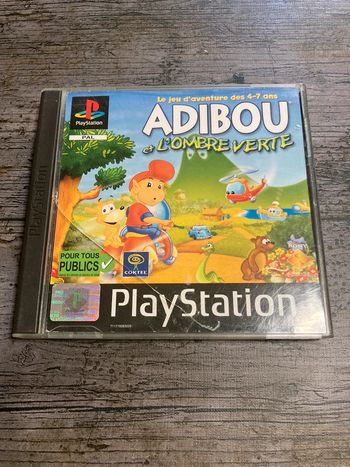 Adibou et l’ombre Verte Jeu PS1 complet Sony VF